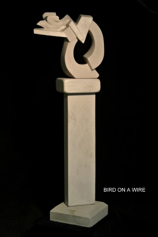 Bird on a Wire Garden Limestone