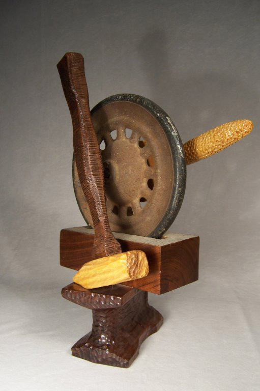 Hammer Wheel Man Art Wood