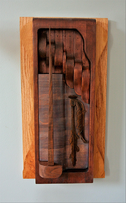 Mikes Trouble WallHanging Wood