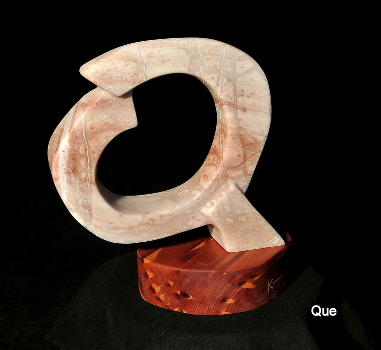 Que Letters_from_the_Artist pink alabaster stone