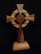 Jims Cross (Front) Liturgical Commissions Exotic wood